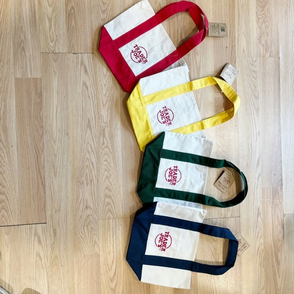 Trader Joe’s Four Mini‎ Canvas Totes